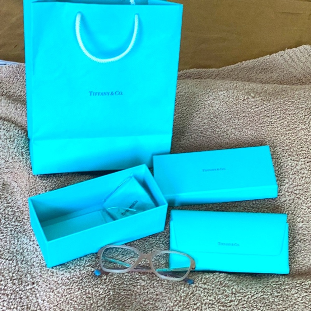Tiffany & Co Women’s RX Glasses, Gift Bag, Case, Box
